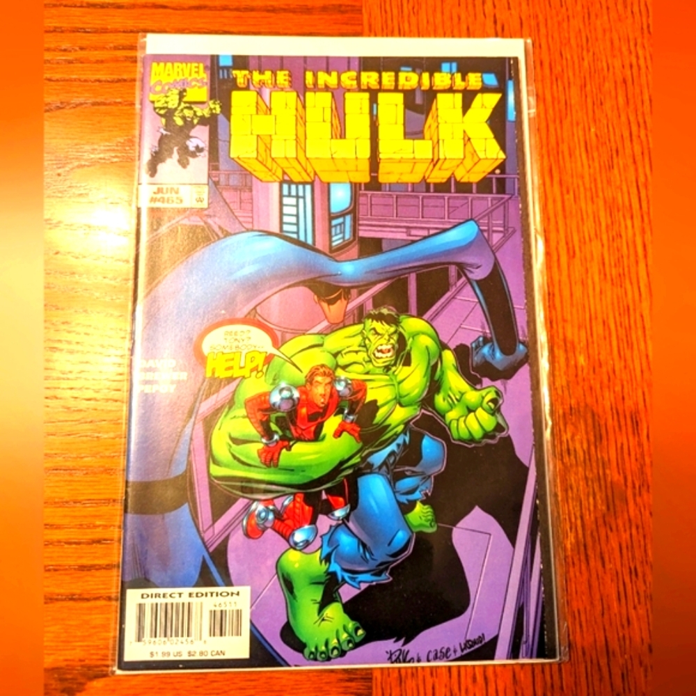 Incredible Hulk Comic Book #465 🔥 Marvel Comics